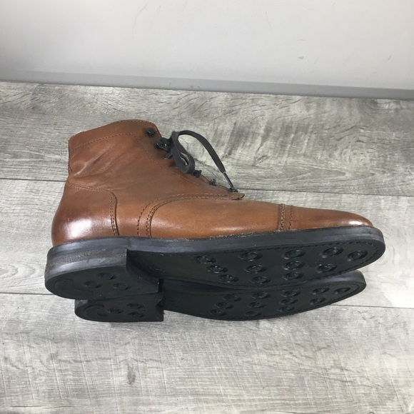 Thursday Boots Captain Everyday Lace Chukka Brandy Leather Men Cap Toe Boots 11 main image 4